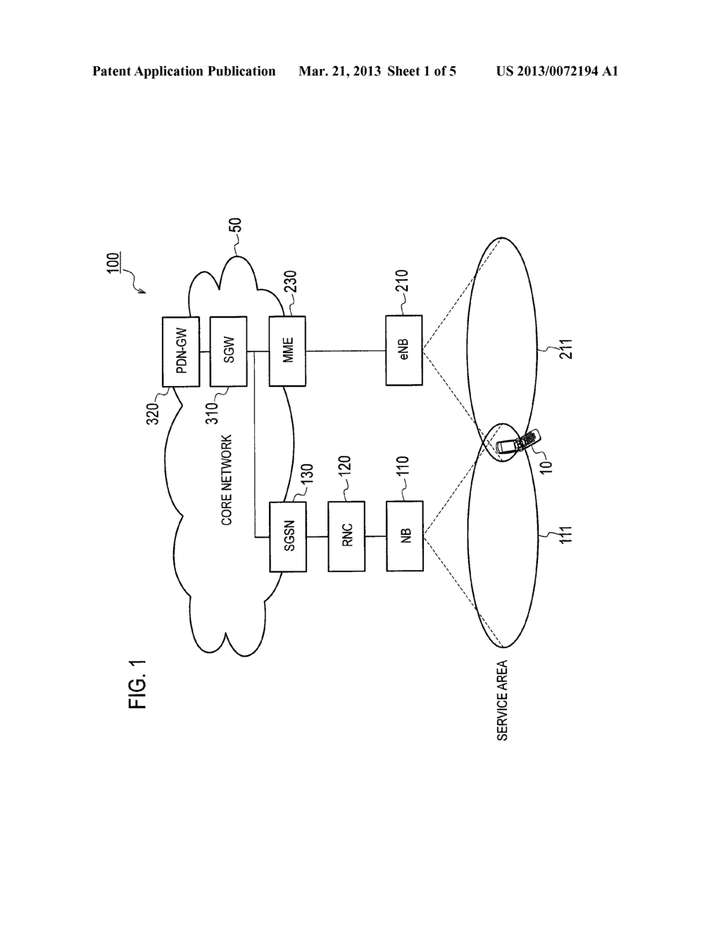 MOBILE COMMUNICATION SYSTEM, NETWORK APPARATUS, AND MOBILE COMMUNICATION     METHOD - diagram, schematic, and image 02