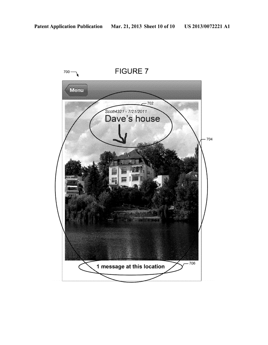 System and Method For Electronic Communications Between Users In A Similar     Geographic Location - diagram, schematic, and image 11