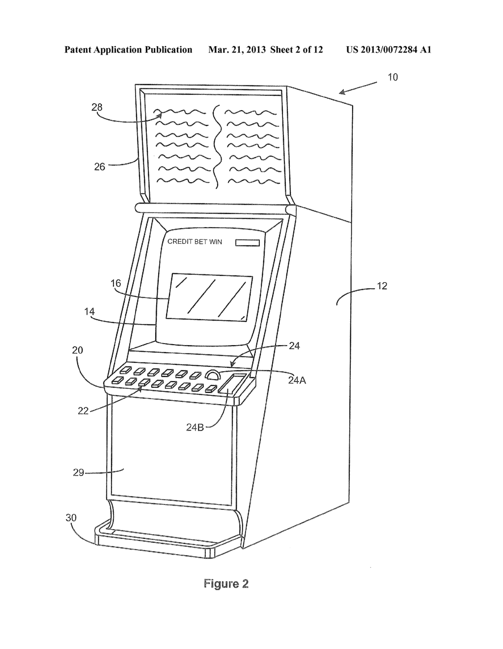 GAMING SYSTEM AND A METHOD OF GAMING - diagram, schematic, and image 03