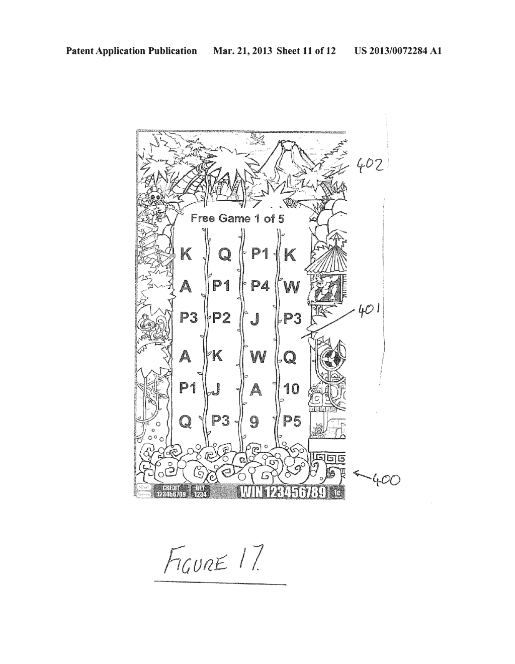 GAMING SYSTEM AND A METHOD OF GAMING - diagram, schematic, and image 12