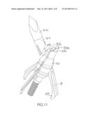 EXPANDABLE ARROWHEAD WITH SIDEWAYS EJECTABLE SIGNAL GENERATOR diagram and image