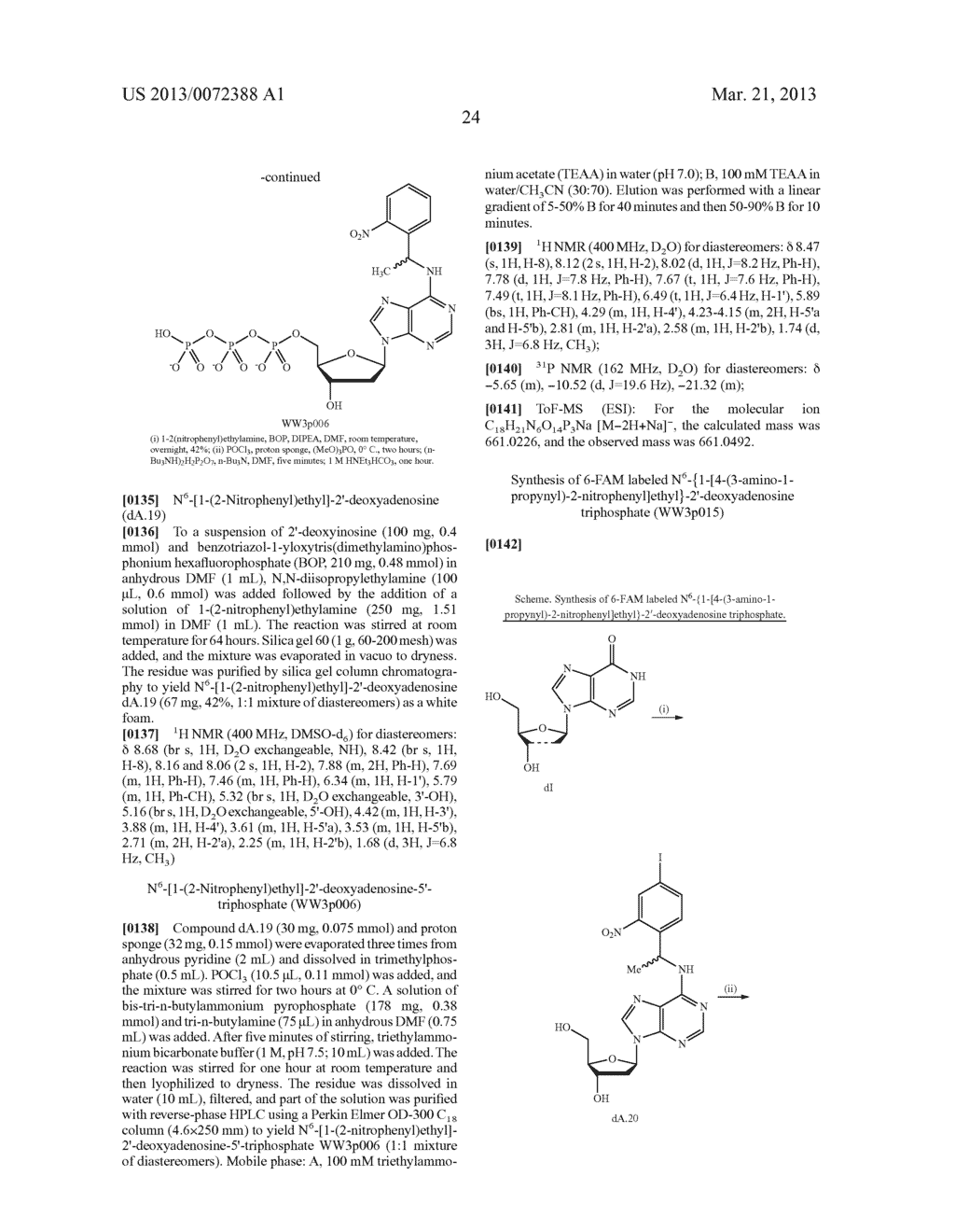 PHOTOCLEAVABLE LABELED NUCLEOTIDES AND NUCLEOSIDES AND METHODS FOR THEIR     USE IN IN DNA SEQUENCING - diagram, schematic, and image 25