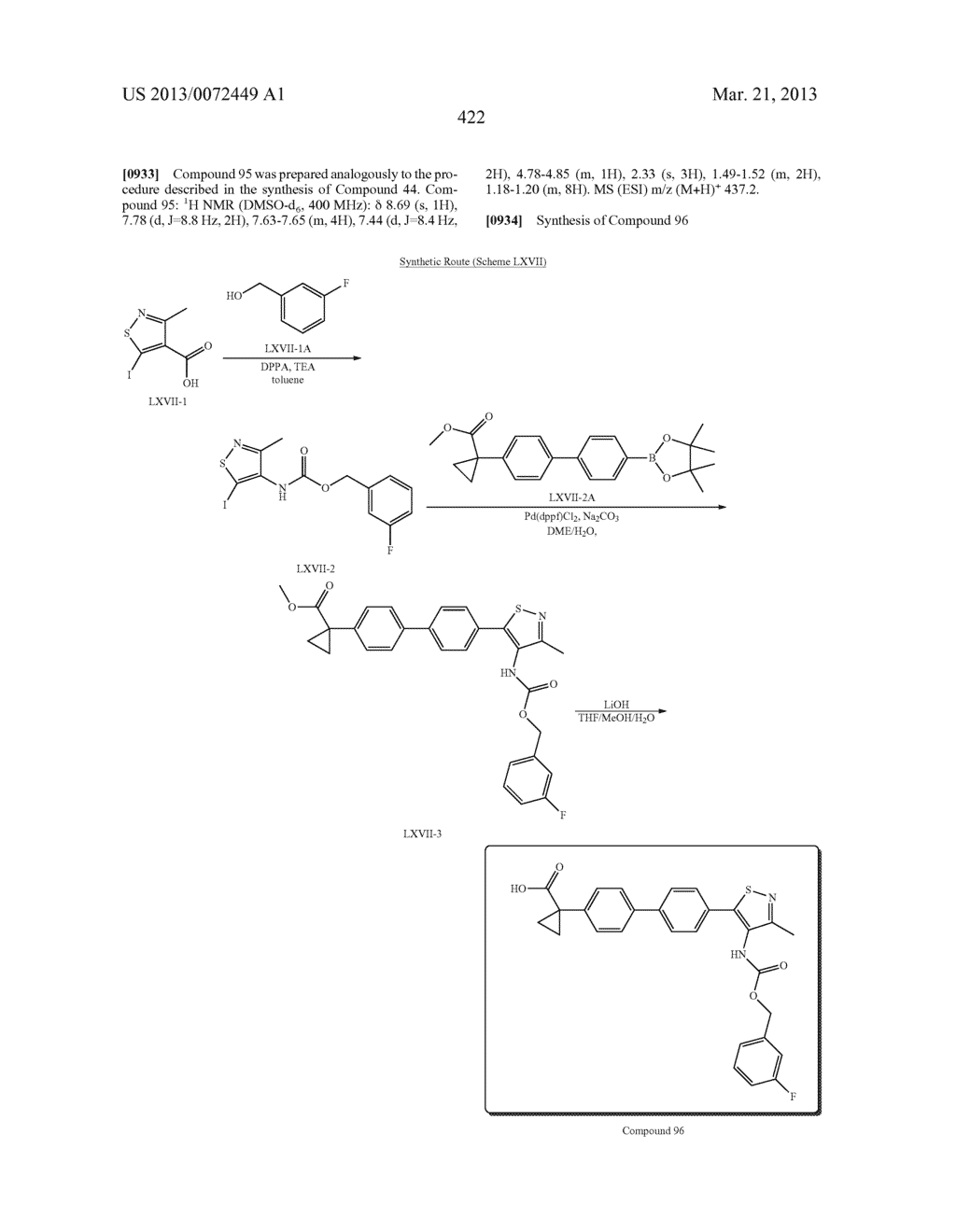 LYSOPHOSPHATIDIC ACID RECEPTOR ANTAGONISTS - diagram, schematic, and image 423