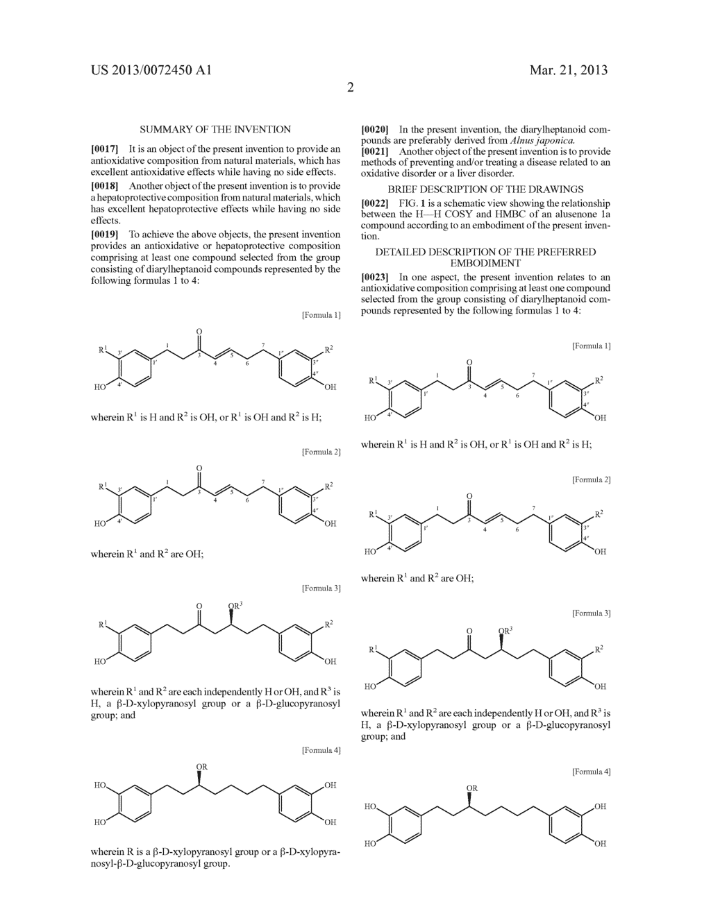 ANTIOXIDATIVE AND HEPATOPROTECTIVE COMPOSITIONS CONTAINING     DIARYLHEPTANOIDS FROM ALNUS JAPONICA - diagram, schematic, and image 04