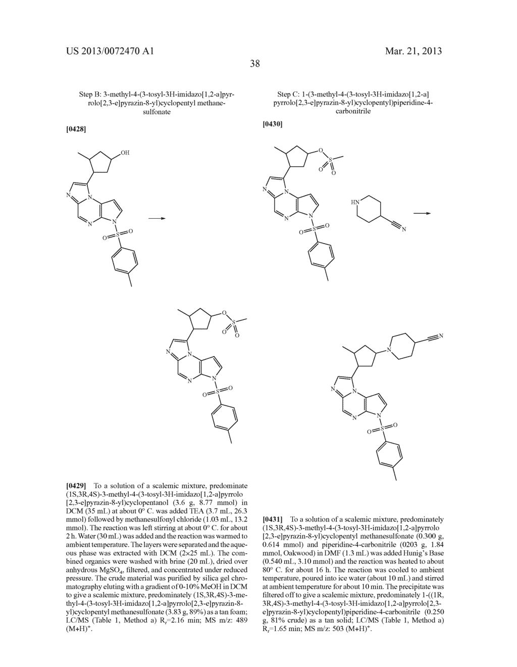 NOVEL TRICYCLIC COMPOUNDS - diagram, schematic, and image 39