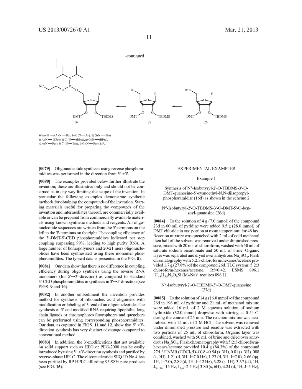 RNA SYNTHESIS-PHOSPHORAMIDITES FOR SYNTHETIC RNA IN THE REVERSE DIRECTION,     AND APPLICATION IN CONVENIENT INTRODUCTION OF LIGANDS, CHROMOPHORES AND     MODIFICATIONS OF SYNTHETIC RNA AT THE 3'-END - diagram, schematic, and image 33