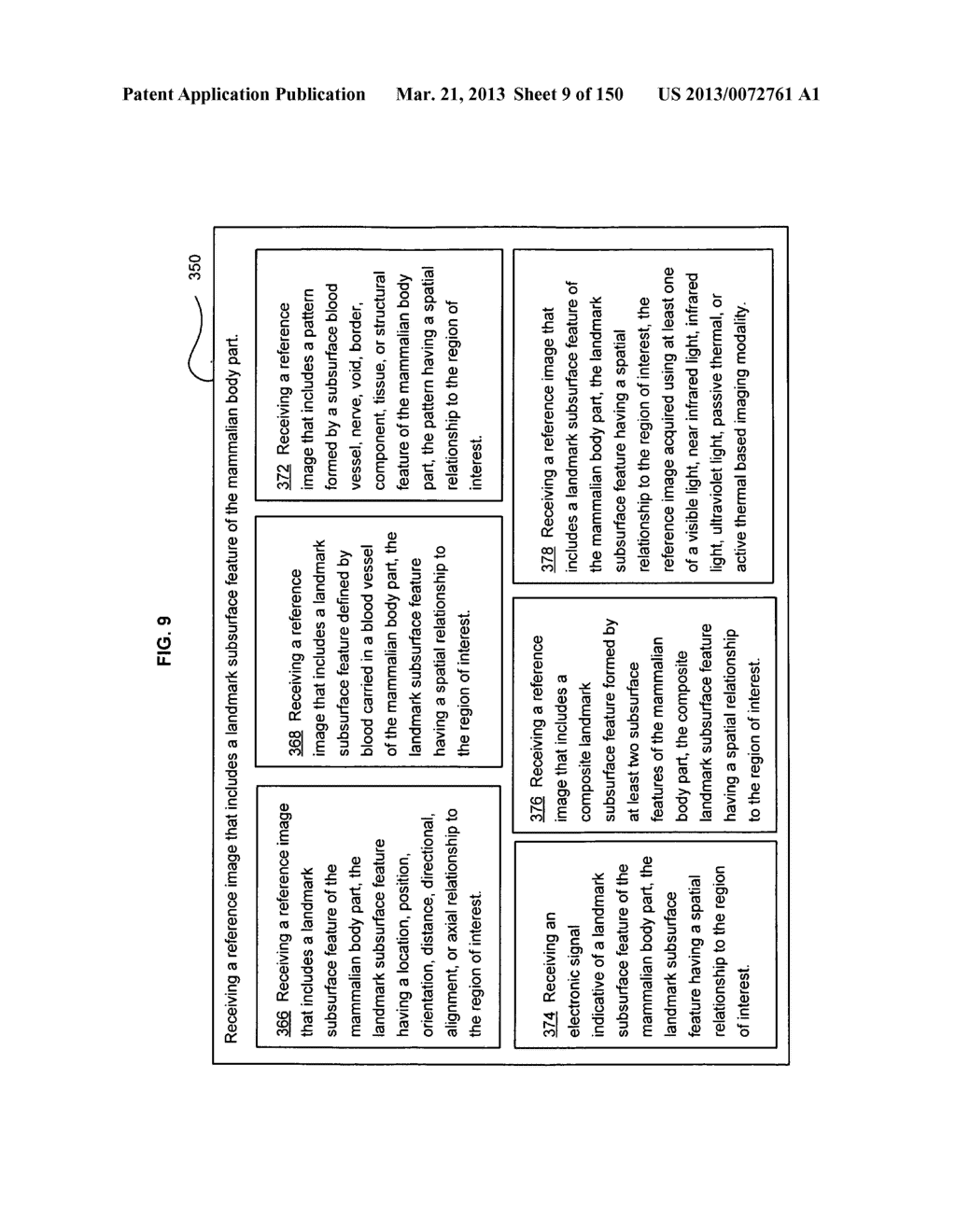 Listing instances of a body-insertable device being proximate to target     regions of interest - diagram, schematic, and image 10