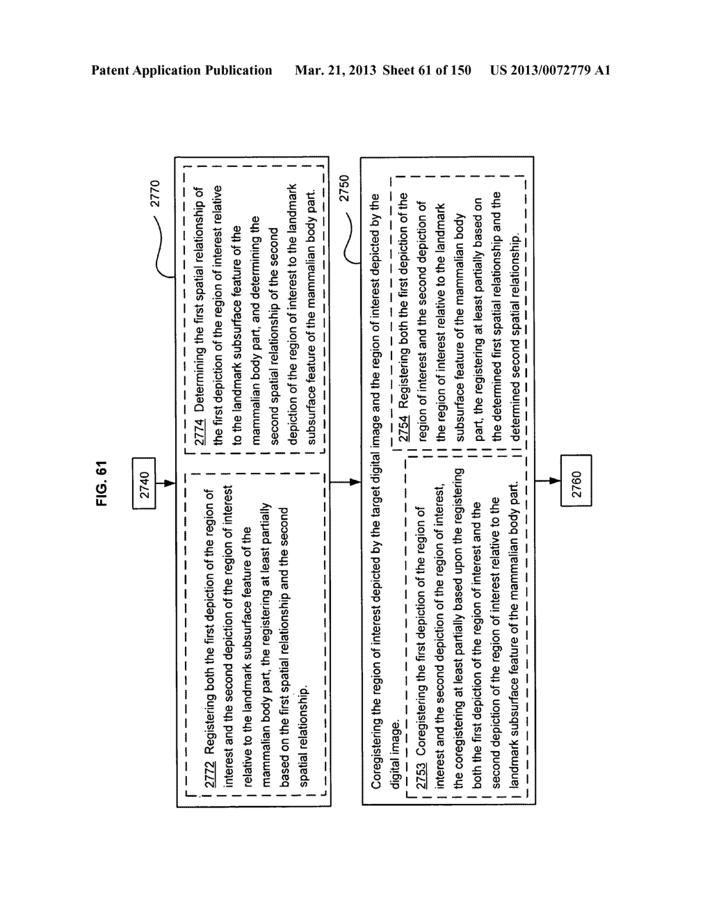 Reporting imaged portions of a patient's body part - diagram, schematic, and image 62