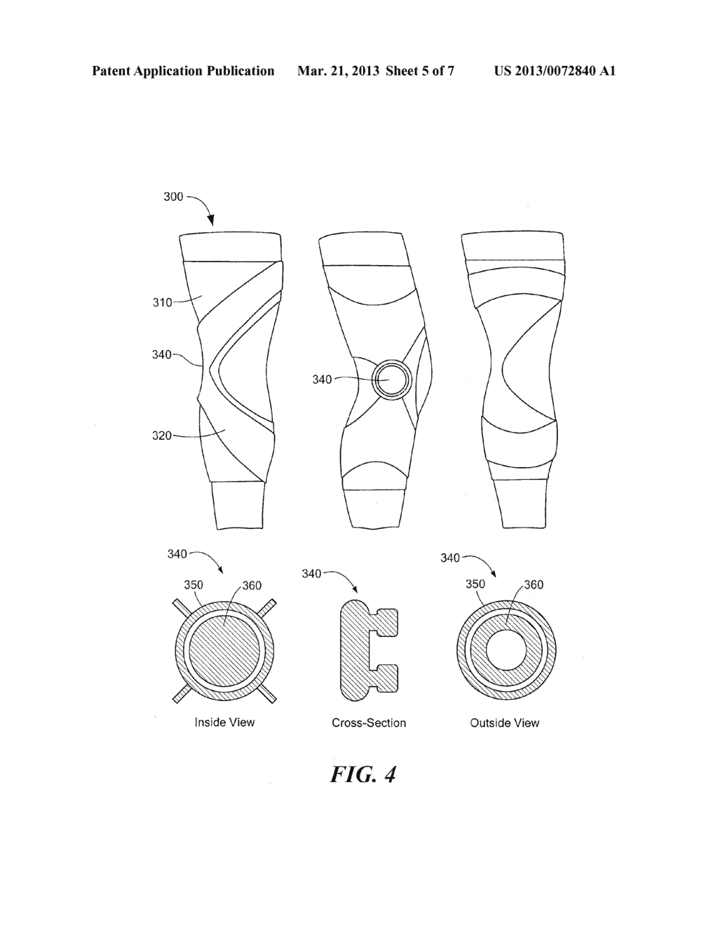 Knee Brace with Expandable Members and Method of Using the Same - diagram, schematic, and image 06