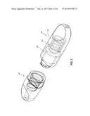 Disinfecting caps having an extendable feature diagram and image