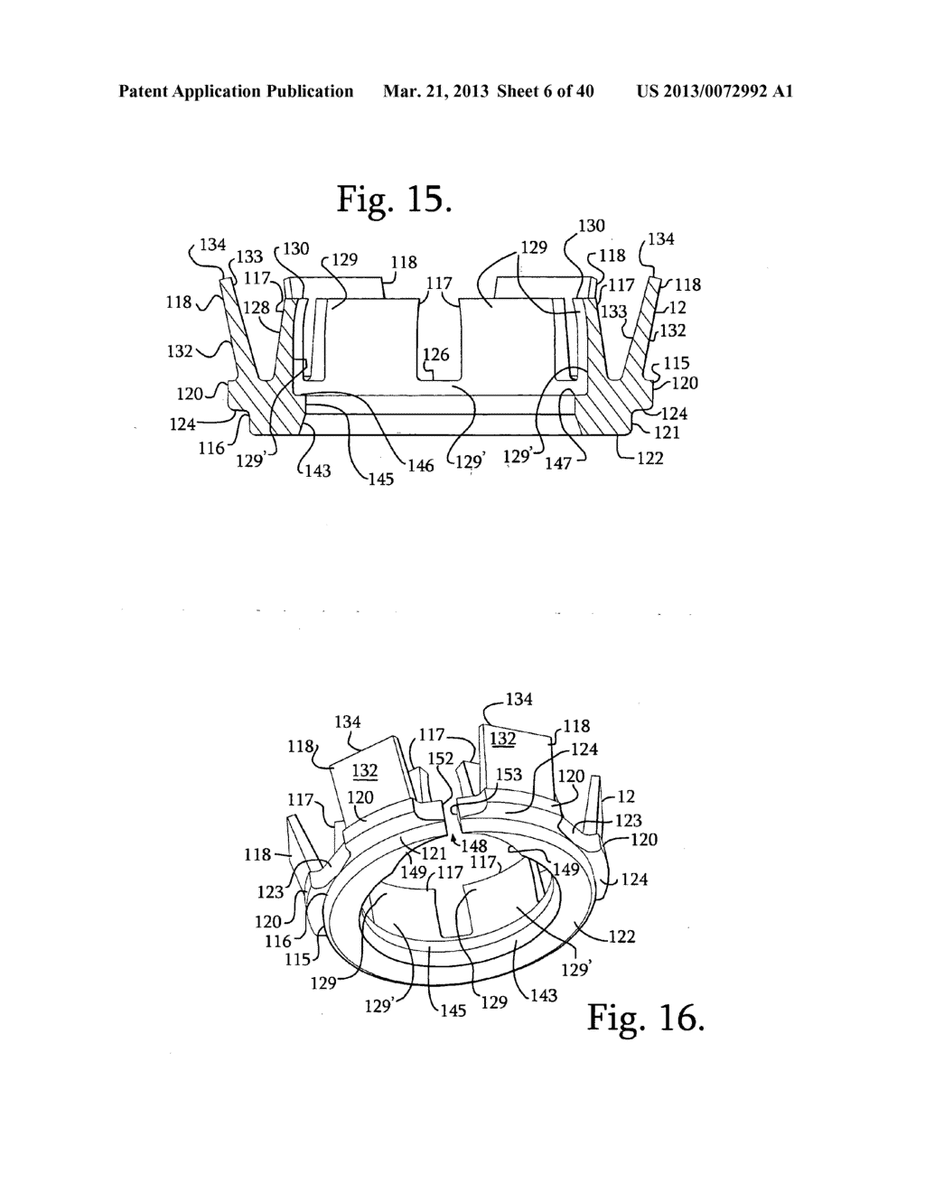 Polyaxial bone anchor with pop-on shank and friction fit retainer with low     profile edge lock - diagram, schematic, and image 07