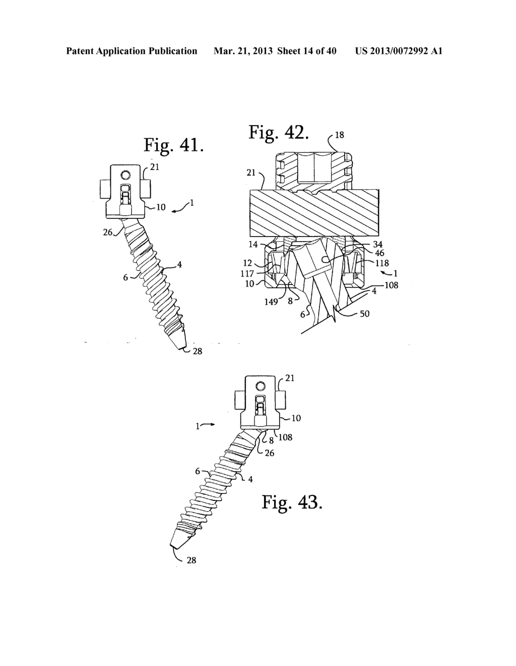 Polyaxial bone anchor with pop-on shank and friction fit retainer with low     profile edge lock - diagram, schematic, and image 15