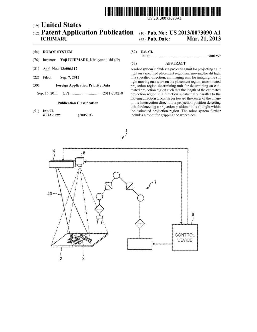 ROBOT SYSTEM - diagram, schematic, and image 01