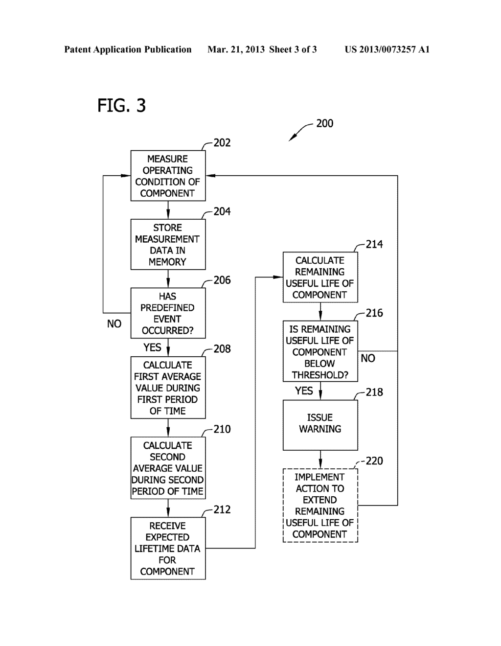 METHOD, DEVICE, AND SYSTEM FOR MONITORING A COMPONENT - diagram, schematic, and image 04