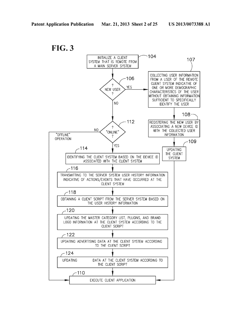 SYSTEM AND METHOD FOR USING IMPRESSIONS TRACKING AND ANALYSIS, LOCATION     INFORMATION, 2D AND 3D MAPPING, MOBILE MAPPING, SOCIAL MEDIA, AND USER     BEHAVIOR AND INFORMATION FOR GENERATING MOBILE AND INTERNET POSTED     PROMOTIONS OR OFFERS FOR, AND/OR SALES OF, PRODUCTS AND/OR SERVICES - diagram, schematic, and image 03