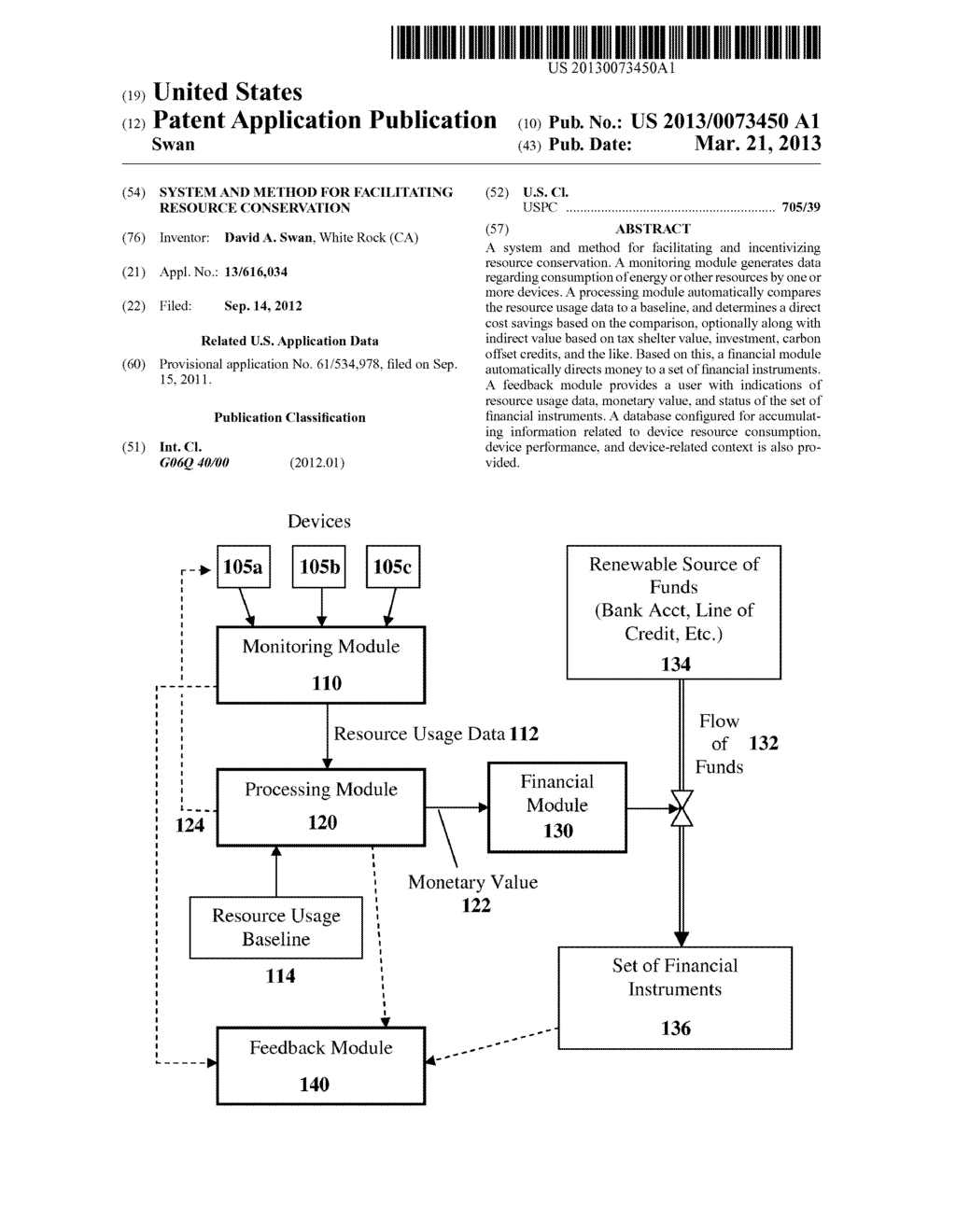 System and Method for Facilitating Resource Conservation - diagram, schematic, and image 01