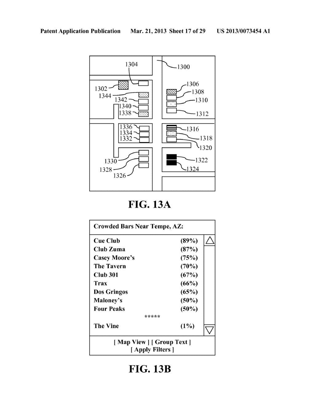 Systems and Methods to Determine the Name of a Business Location Visited     by a User of a Wireless Device and Process Payments - diagram, schematic, and image 18