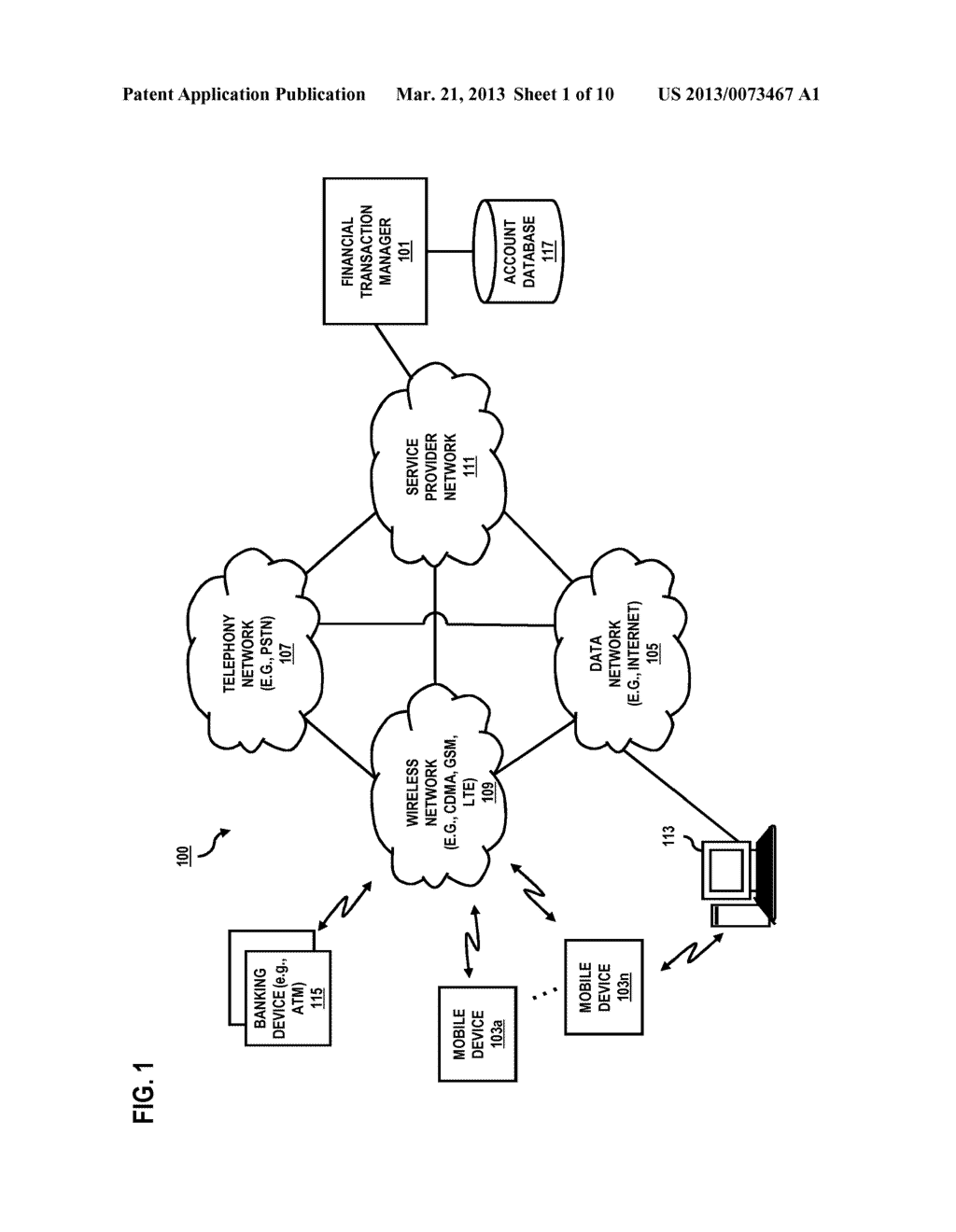 METHOD AND SYSTEM FOR CONDUCTING FINANCIAL TRANSACTIONS USING MOBILE     DEVICES - diagram, schematic, and image 02