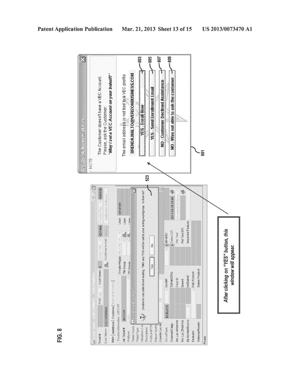 METHOD AND SYSTEM FOR PROVIDING ONLINE TROUBLE TICKET SERVICING - diagram, schematic, and image 14