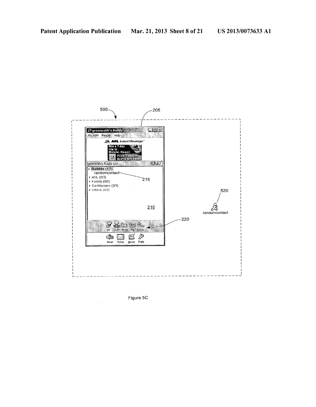 FACILITATING COMMUNICATIONS BETWEEN COMPUTER USERS ACROSS A NETWORK - diagram, schematic, and image 09