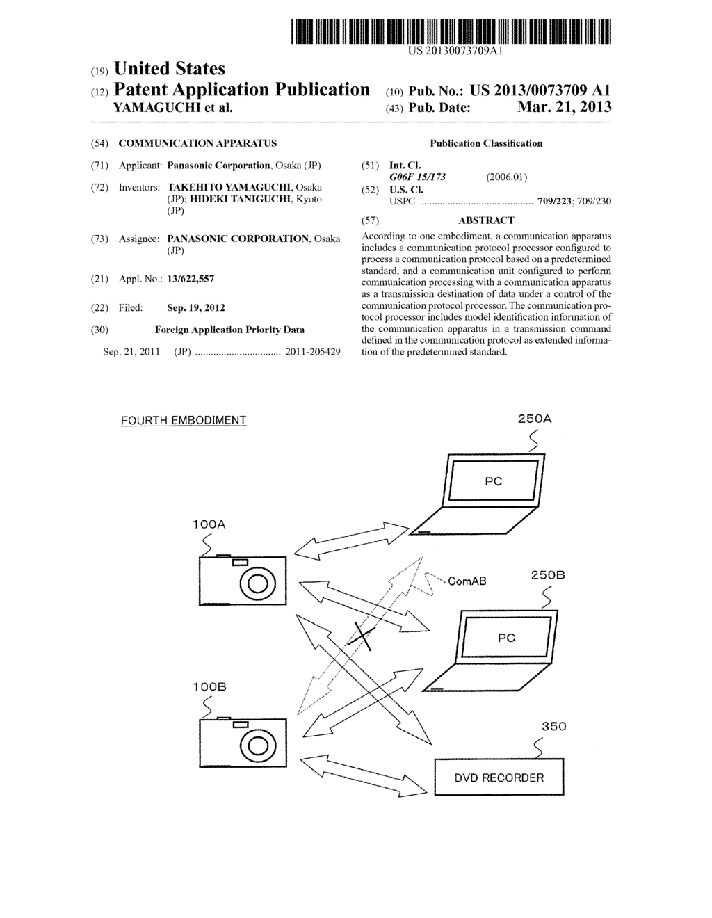 COMMUNICATION APPARATUS - diagram, schematic, and image 01