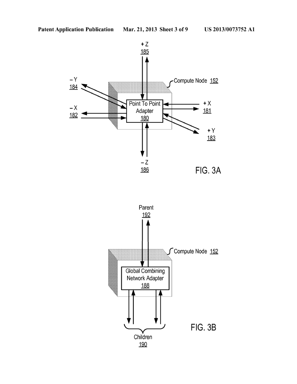 LOW LATENCY, HIGH BANDWIDTH DATA COMMUNICATIONS BETWEEN COMPUTE NODES IN A     PARALLEL COMPUTER - diagram, schematic, and image 04