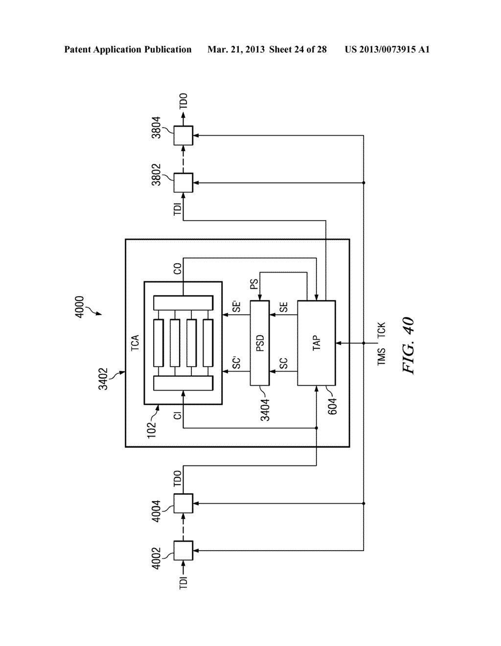 TEST COMPRESSION IN A JTAG DAISY-CHAIN ENVIRONMENT - diagram, schematic, and image 25