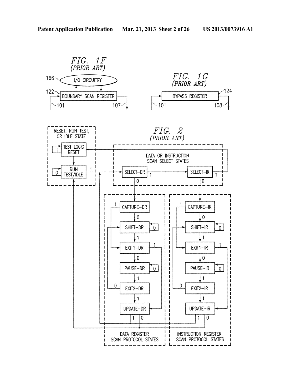 DUAL MODE TEST ACCESS PORT METHOD AND APPARATUS - diagram, schematic, and image 03