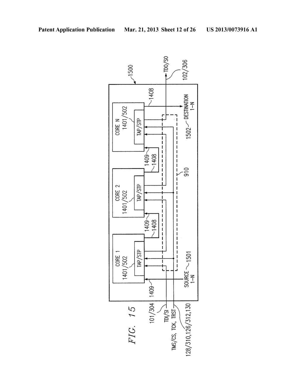 DUAL MODE TEST ACCESS PORT METHOD AND APPARATUS - diagram, schematic, and image 13