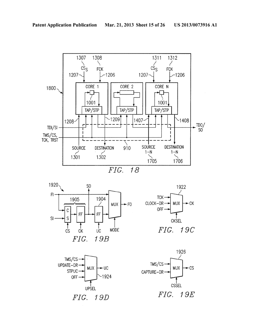 DUAL MODE TEST ACCESS PORT METHOD AND APPARATUS - diagram, schematic, and image 16