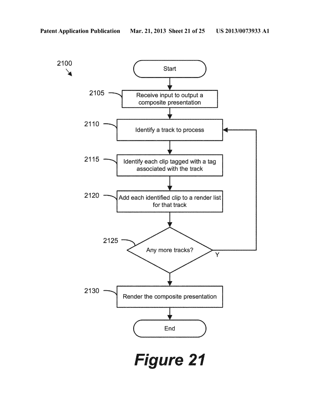 Method of Outputting a Media Presentation to Different Tracks - diagram, schematic, and image 22