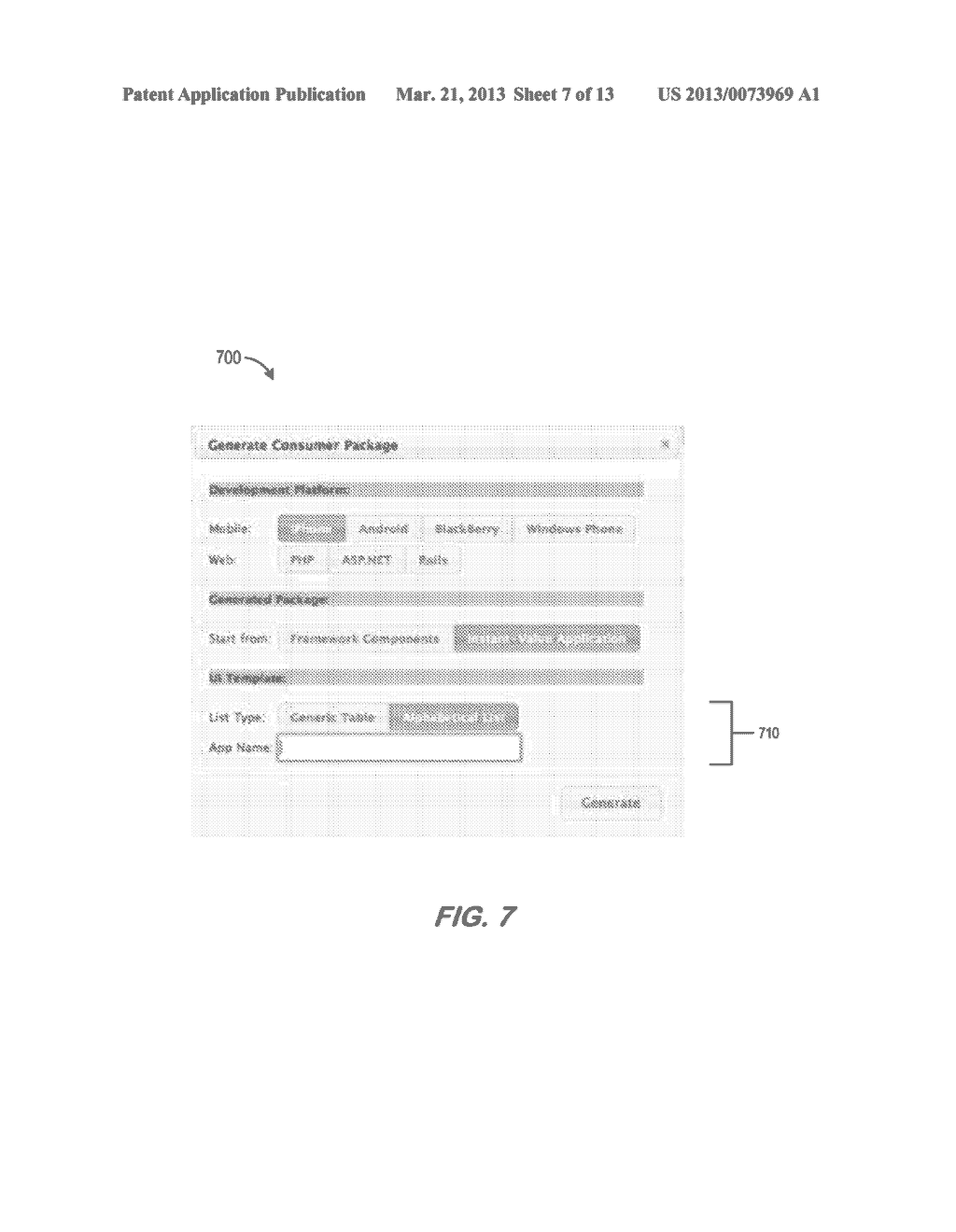 SYSTEMS AND METHODS FOR WEB BASED APPLICATION MODELING AND GENERATION - diagram, schematic, and image 08