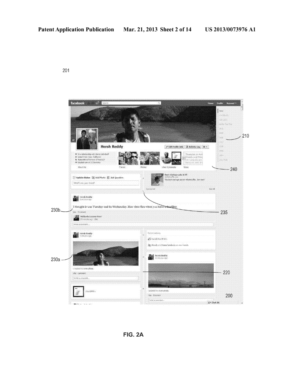 Capturing Structured Data About Previous Events from Users of a Social     Networking System - diagram, schematic, and image 03