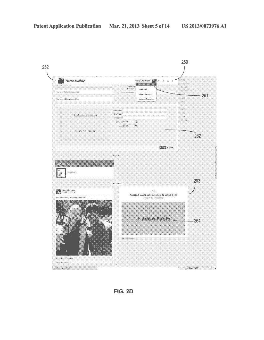 Capturing Structured Data About Previous Events from Users of a Social     Networking System - diagram, schematic, and image 06