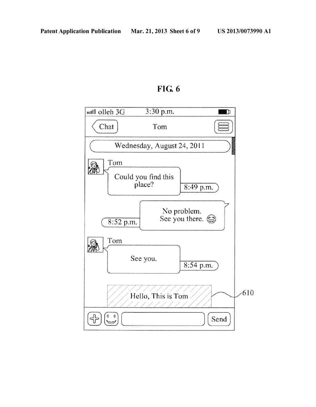 METHOD OF UPDATING SCROLL BAR IN SCREEN OF USER TERMINAL AND USER TERMINAL     FOR UPDATING SCROLL BAR IN SCREEN - diagram, schematic, and image 07