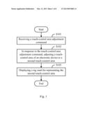 ELECTRONIC DEVICE AND METHOD FOR ADJUSTING A TOUCH-CONTROL AREA THEREOF diagram and image