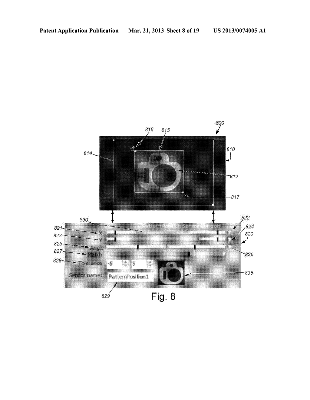 SYSTEM, METHOD AND GRAPHICAL USER INTERFACE FOR DISPLAYING AND CONTROLLING     VISION SYSTEM OPERATING PARAMETERS - diagram, schematic, and image 09