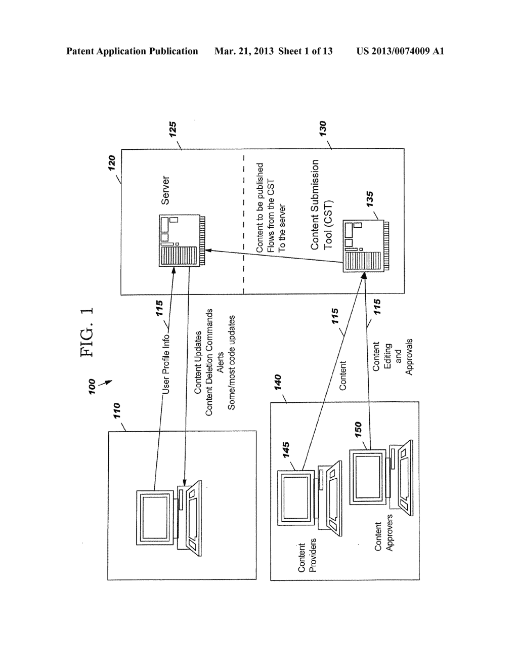 METHOD AND SYSTEM FOR MATCHING APPROPRIATE CONTENT WITH USERS BY MATCHING     CONTENT TAGS AND PROFILES - diagram, schematic, and image 02