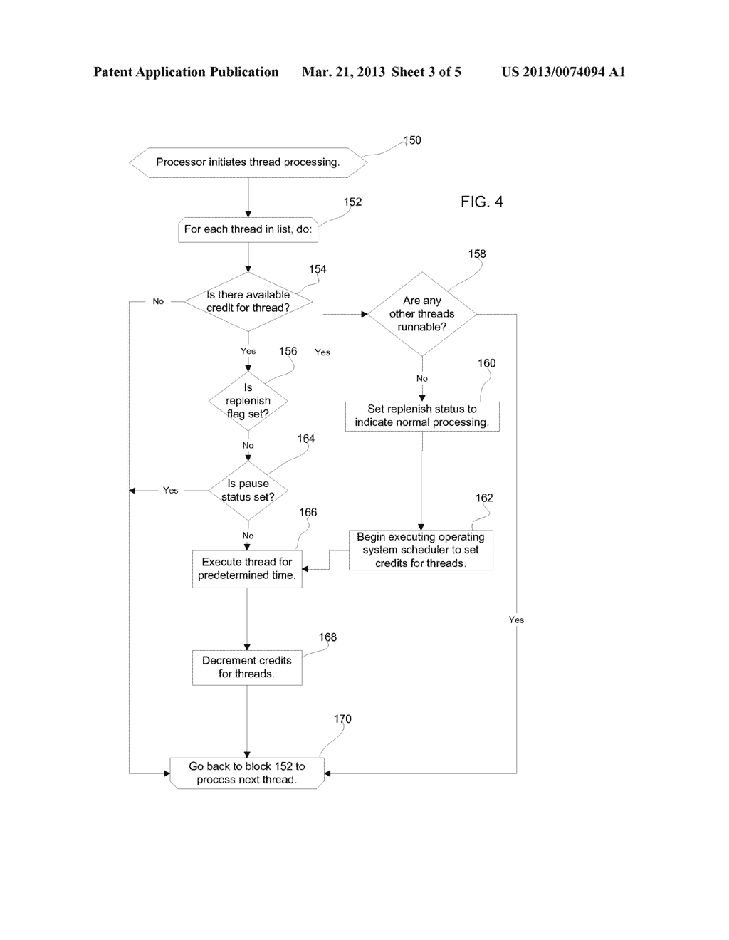 EXECUTING MULTIPLE THREADS IN A PROCESSOR - diagram, schematic, and image 04