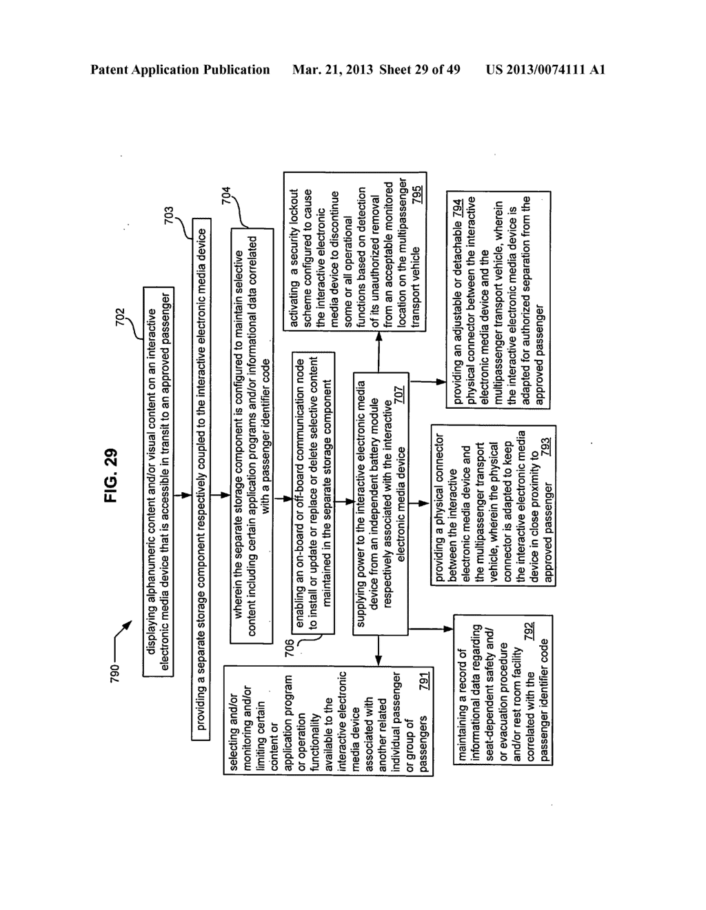 In-transit electronic media with location-based content - diagram, schematic, and image 30