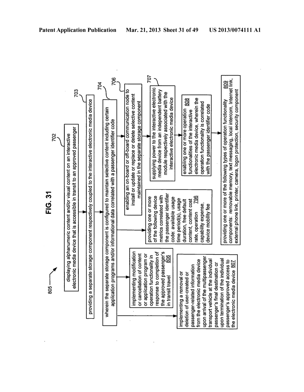 In-transit electronic media with location-based content - diagram, schematic, and image 32