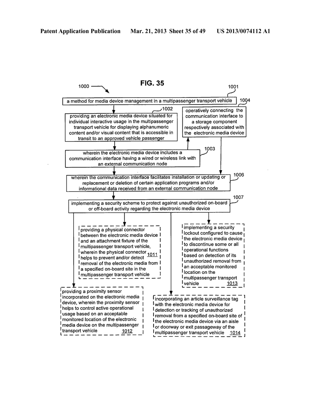 Secure electronic media for in-transit passenger usage - diagram, schematic, and image 36