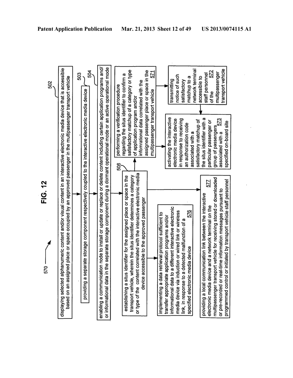 In-transit electronic media with Customized passenger-related content - diagram, schematic, and image 13