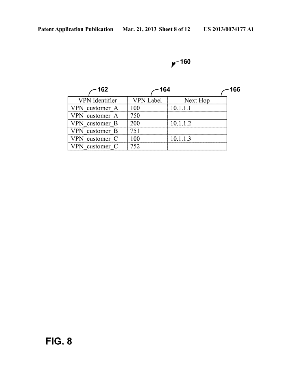 ROUTING DEVICE HAVING INTEGRATED MPLS-AWARE FIREWALL - diagram, schematic, and image 09