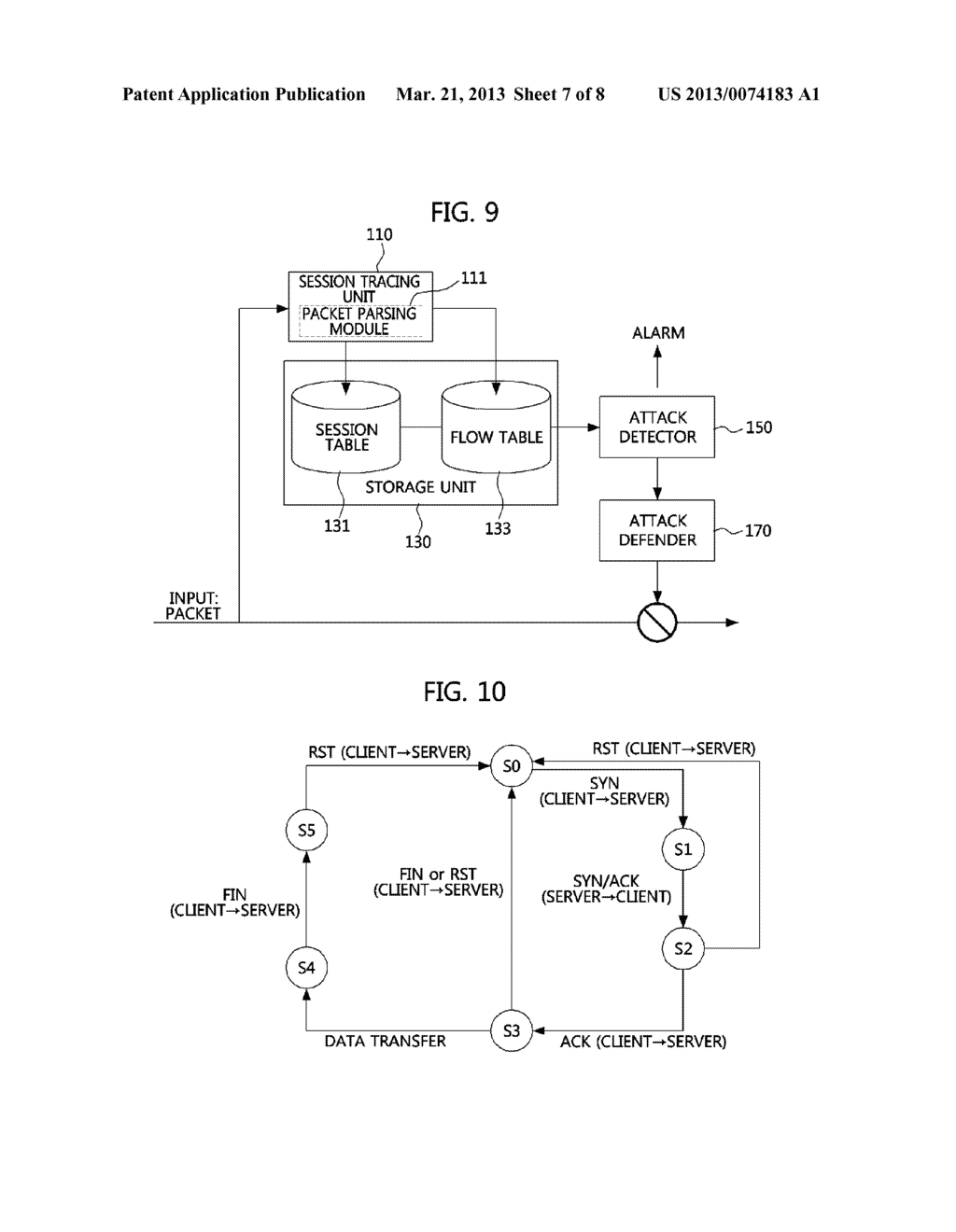 METHOD AND APPARATUS FOR DEFENDING DISTRIBUTED DENIAL-OF-SERVICE (DDOS)     ATTACK THROUGH ABNORMALLY TERMINATED SESSION - diagram, schematic, and image 08