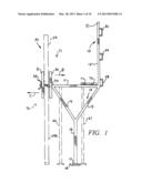 Unitary safety scaffolding and method for one individual to install the     same diagram and image