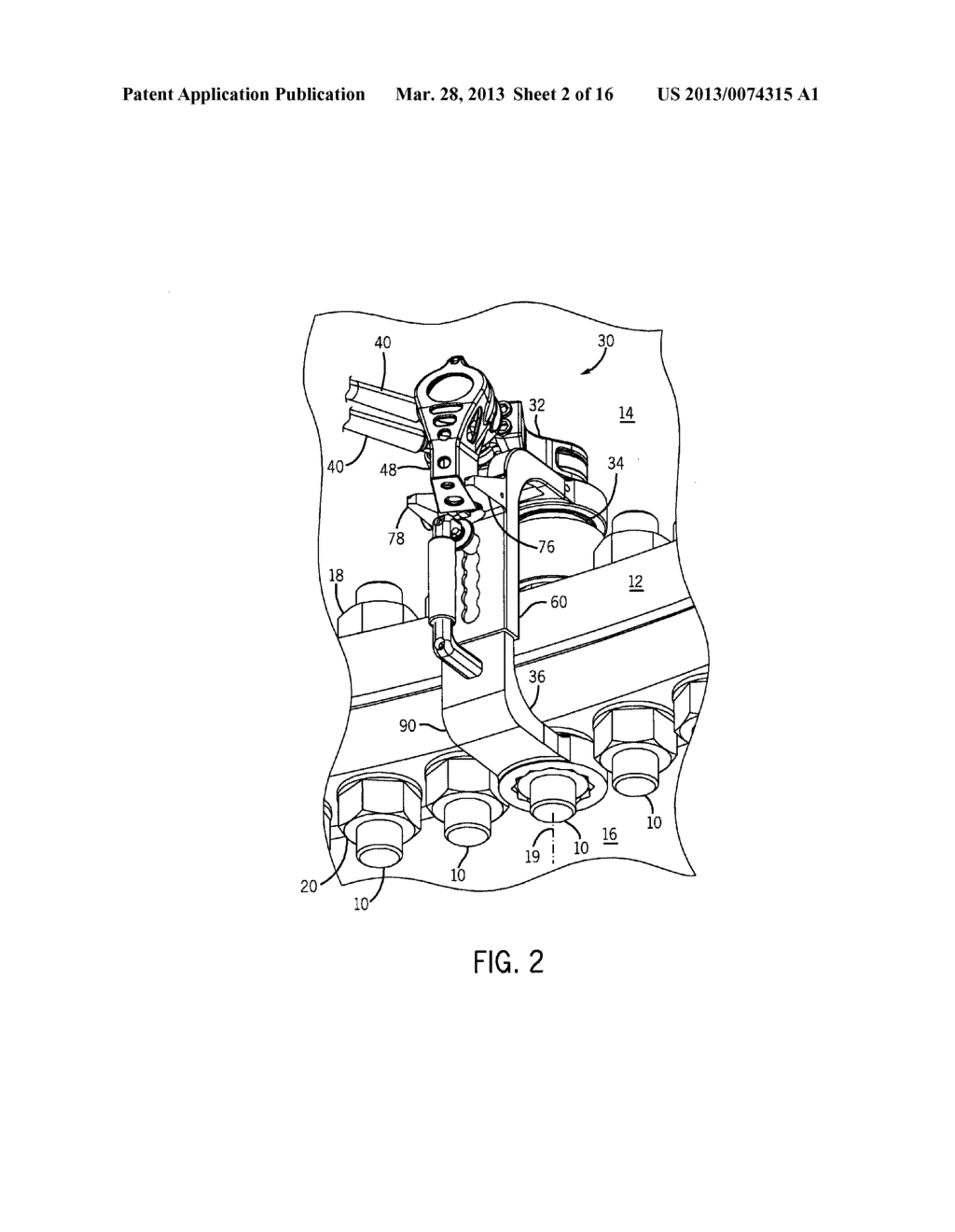 FASTENER WRENCHING APPARATUS AND METHOD - diagram, schematic, and image 03