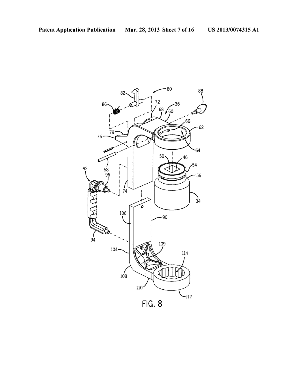 FASTENER WRENCHING APPARATUS AND METHOD - diagram, schematic, and image 08