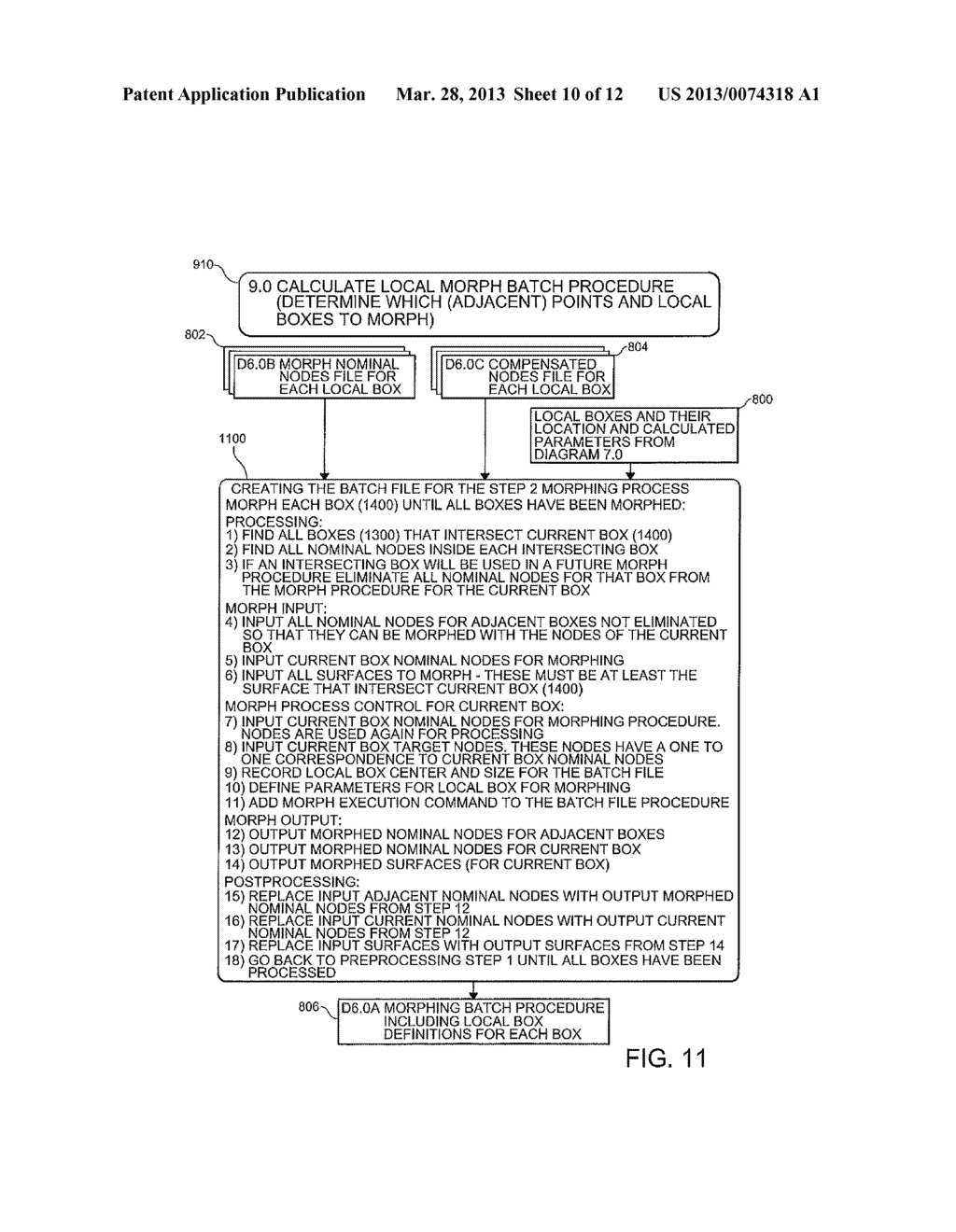 METHOD TO IMPROVE THE DIMENSIONAL ACCURACY AND SURFACE QUALITY FOR LARGE     SPRING BACK COMPENSATION FOR FUEL CELL BIPOLAR PLATE FORMING - diagram, schematic, and image 11