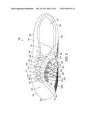 Athletic Footwear With Ball Control Portions diagram and image